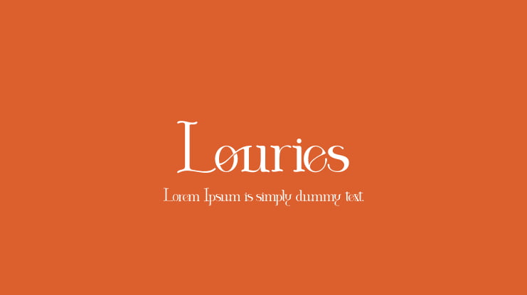 Louries Font
