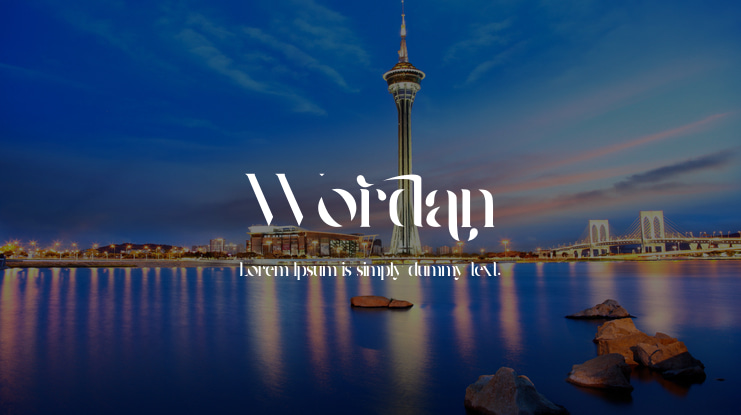 Wordan Font