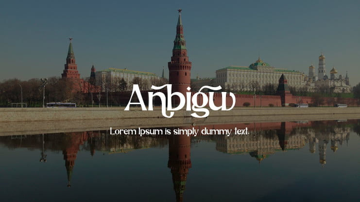Anbigu Font