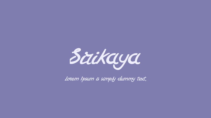 Sirikaya Font