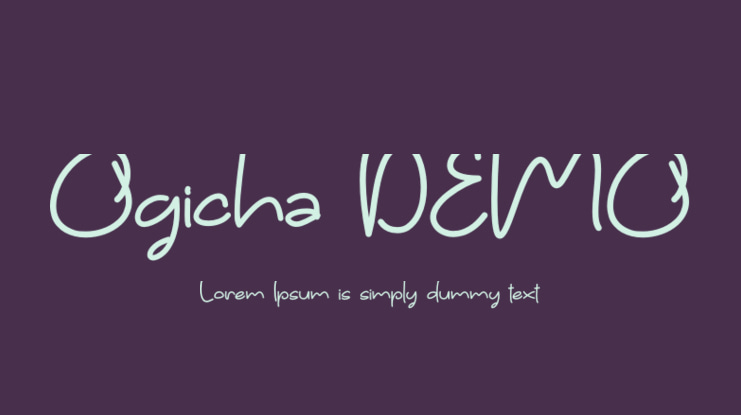 Ogicha DEMO Font