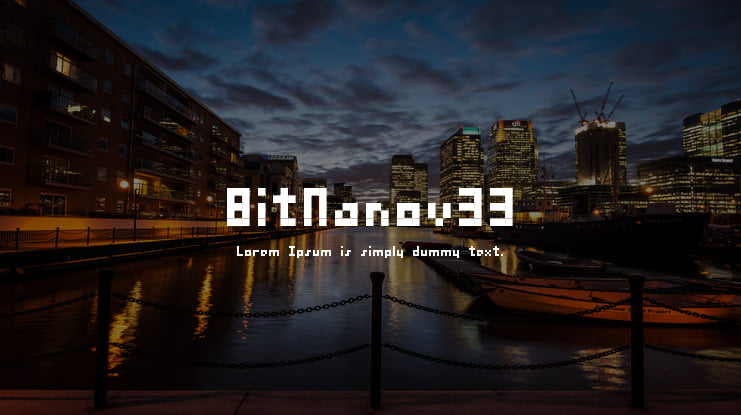 BitNanov33 Font