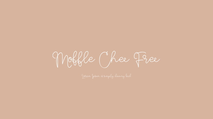 Moffle Chee Free Font