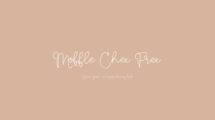 Moffle Chee Free Font