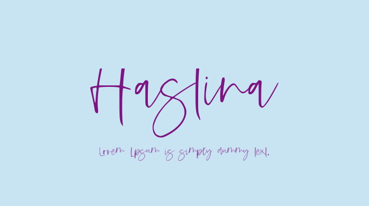 Hastina Font