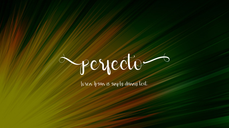 Perfecto Font
