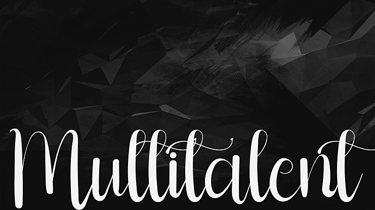 Multitalent Font