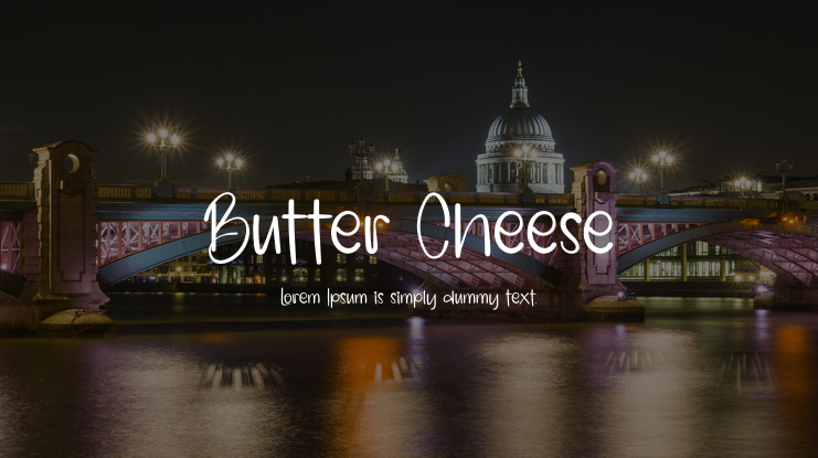 Butter Cheese Font