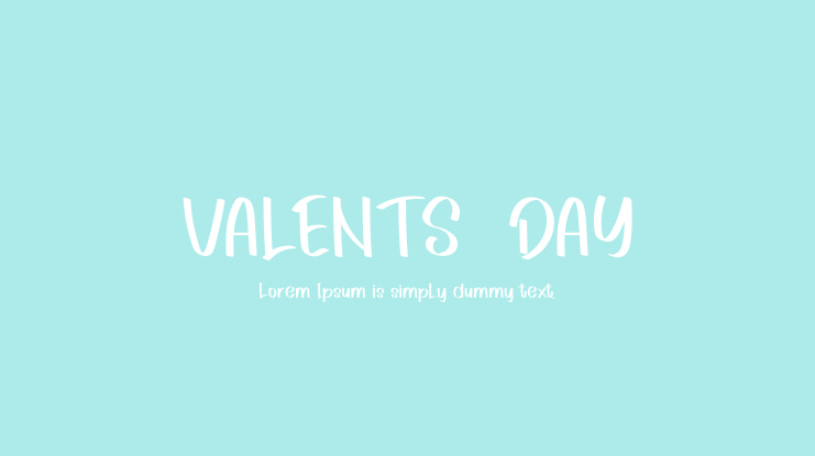 VALENTS  DAY Font