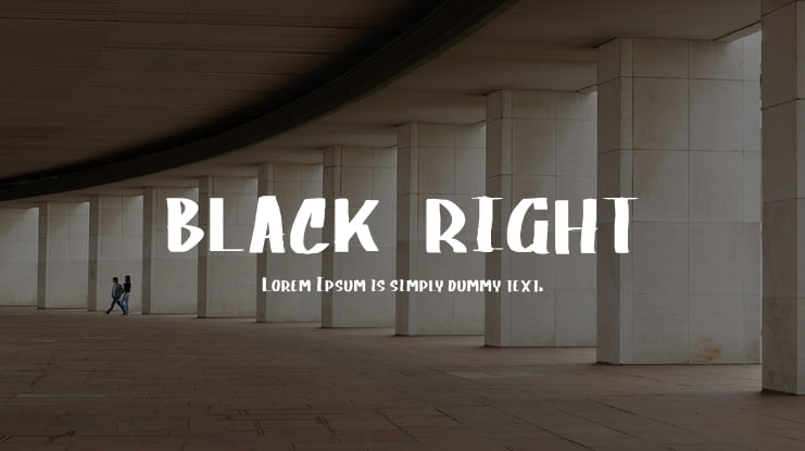 BLACK_RIGHT Font