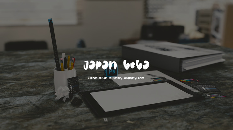 Japan Boba Font