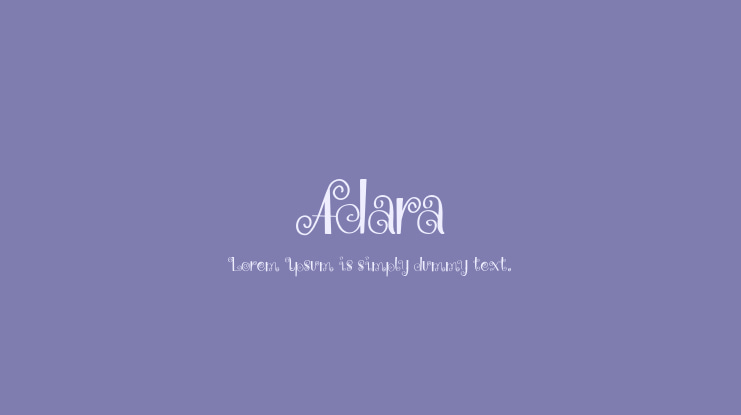 Adara Font