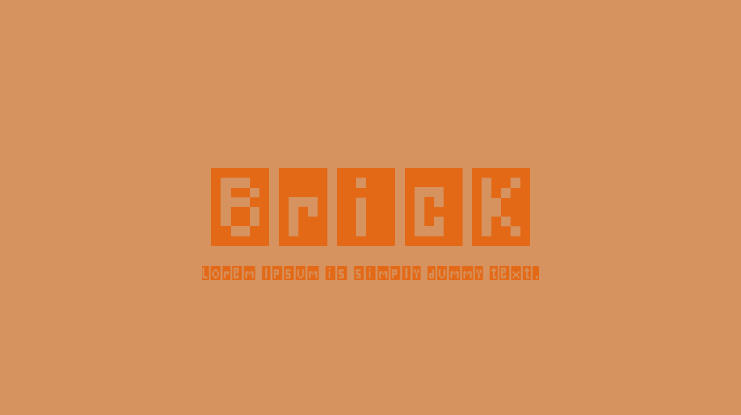 Brick Font