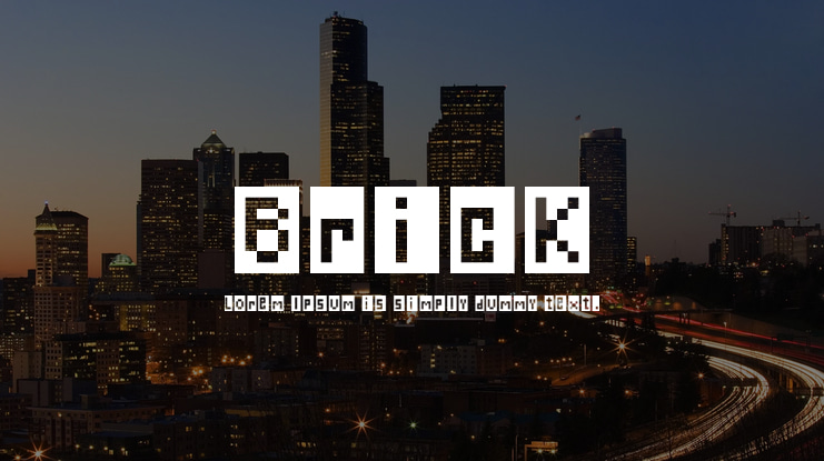 Brick Font