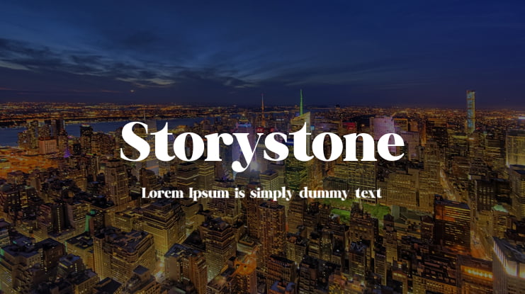 Storystone Font