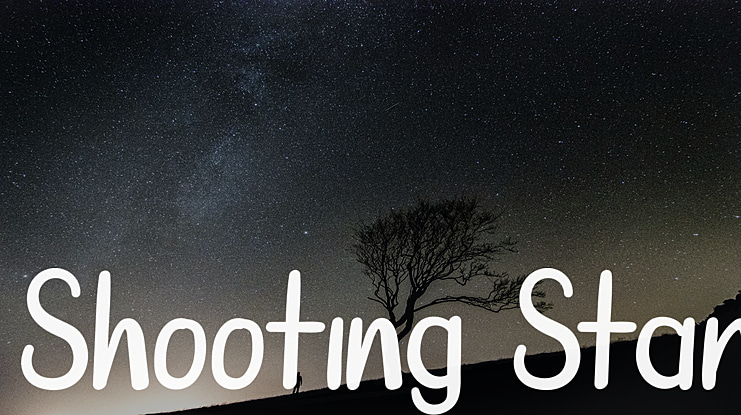 Shooting Star Font