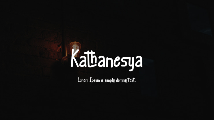 Kathanesya Font