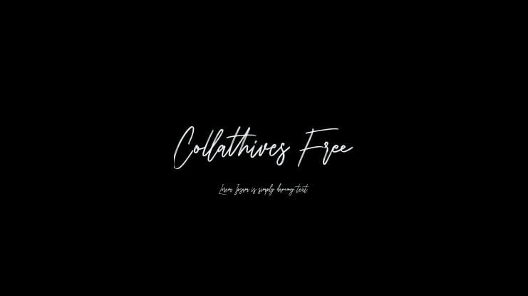 Collathives Free Font