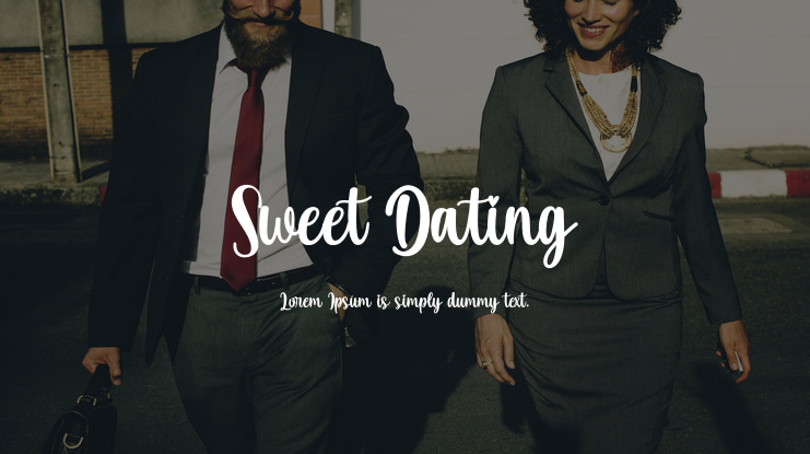 Sweet Dating Font