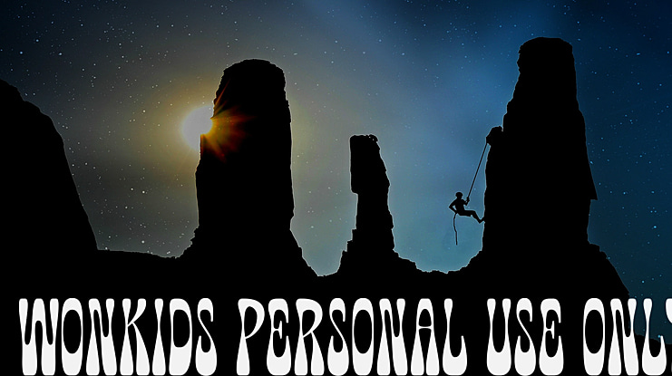 Wonkids PERSONAL USE ONLY Font