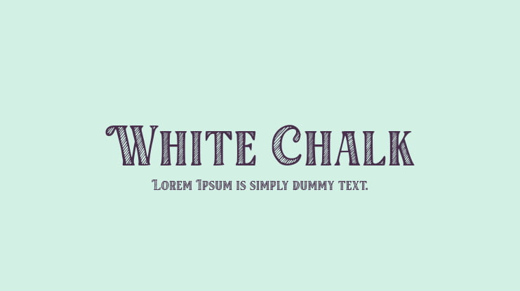 White Chalk Font