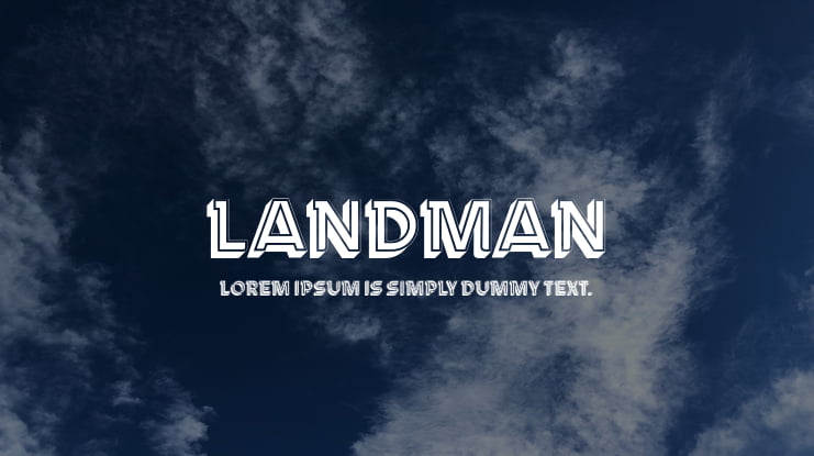Landman Font