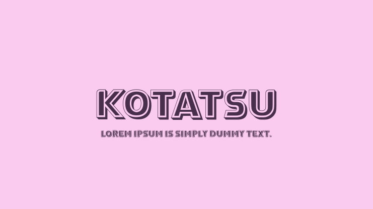 Kotatsu Font