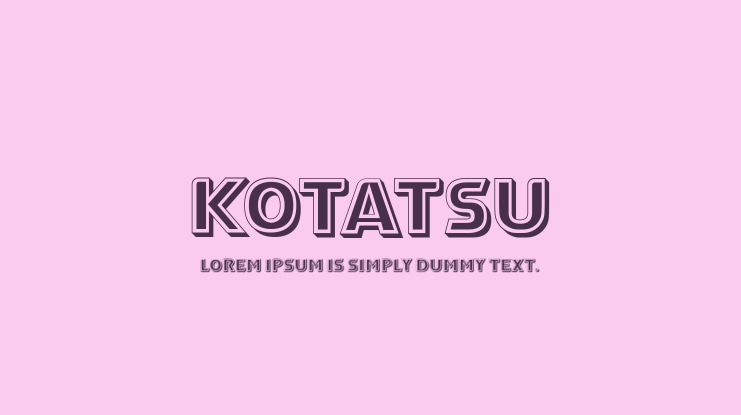 Kotatsu Font