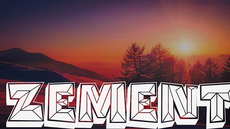 Zement Font