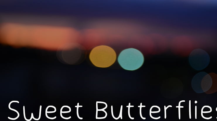 Sweet Butterflies Font