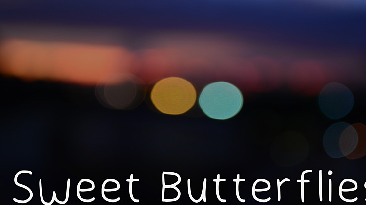 Sweet Butterflies Font