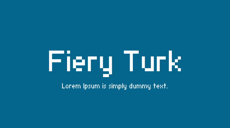 Fiery Turk Font