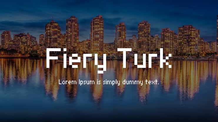 Fiery Turk Font