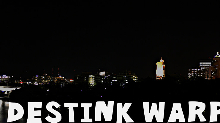 Destink Warp Font