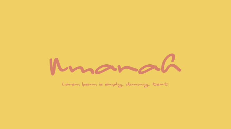 Amanah Font