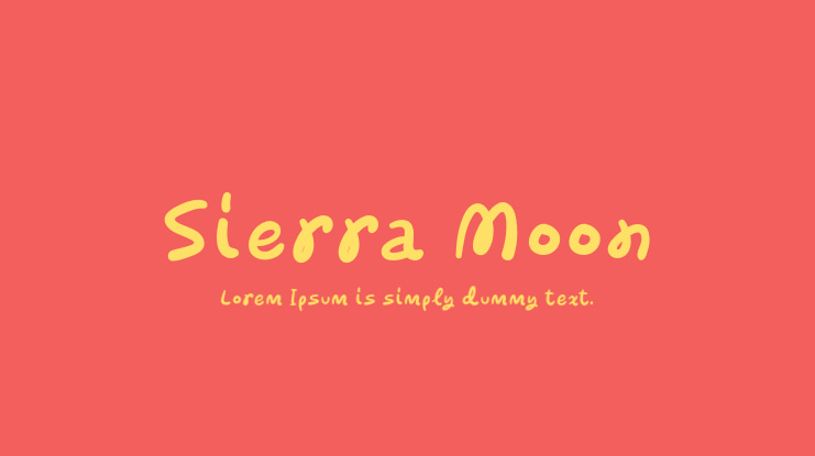 Sierra Moon Font