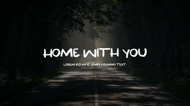 Home With You Font