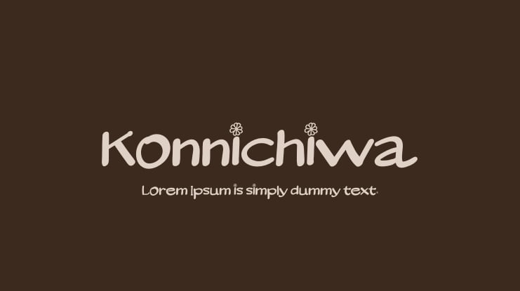 Konnichiwa Font