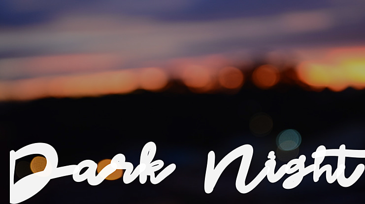 Dark Night Font