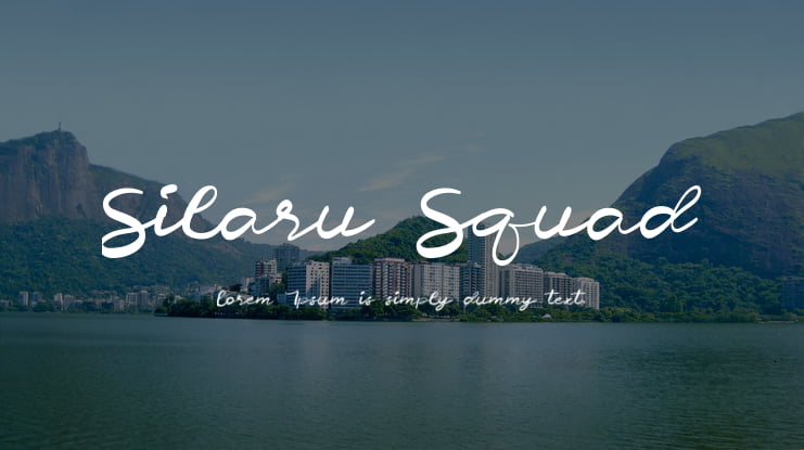 Silaru Squad Font