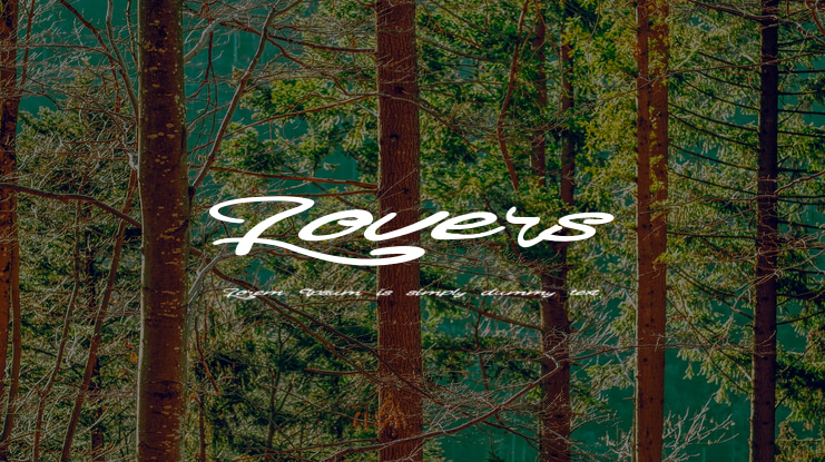 Lovers Font