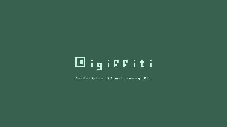 Digiffiti Font