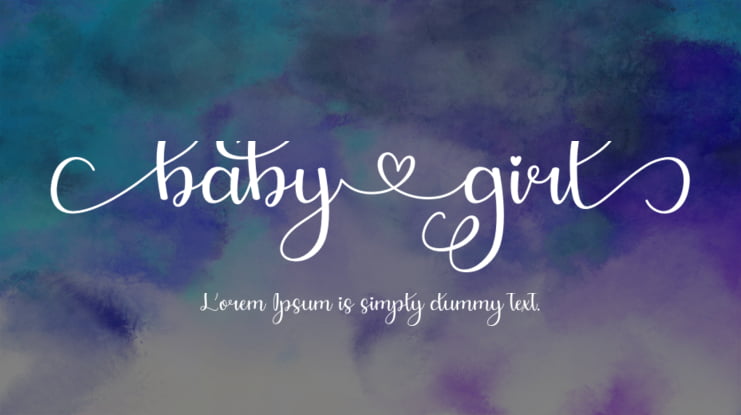Baby Girl Font