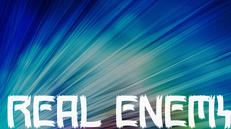 Real Enemy Font