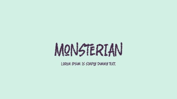 Monsterian Font