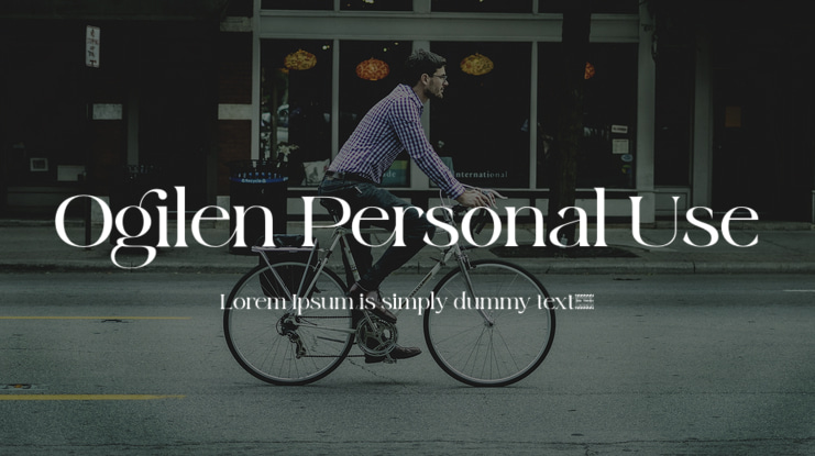 Ogilen Personal Use Font