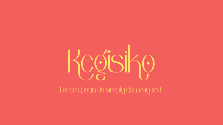 Kegisiko Font