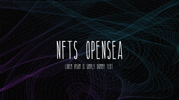 Nfts Opensea Font