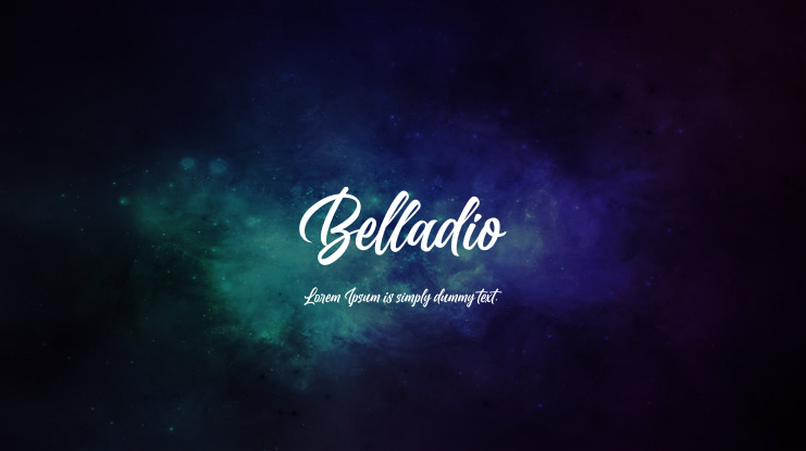 Belladio Font
