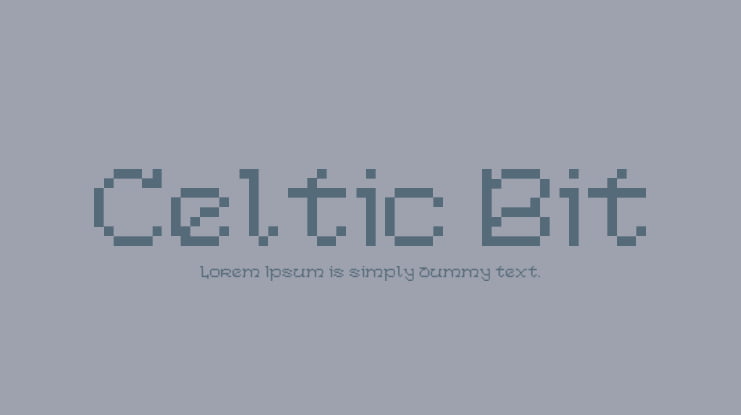Celtic Bit Font Family